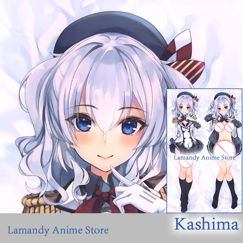 

Dakimakura Anime Kashima Kantai Collection Double Sided Print Pillowcase Life Size Body Pillow Cover