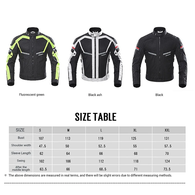 

DUHAN Men's Motorcycle Wrestling Male Jackets pants Breathable Motorbike Clothing Men Moto Jacket motorbike Pants Racing Clothes