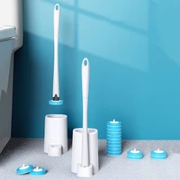 bathroom disposable toilet brush no dead corners flushing household disposable creative bathroom cleaning artifact set