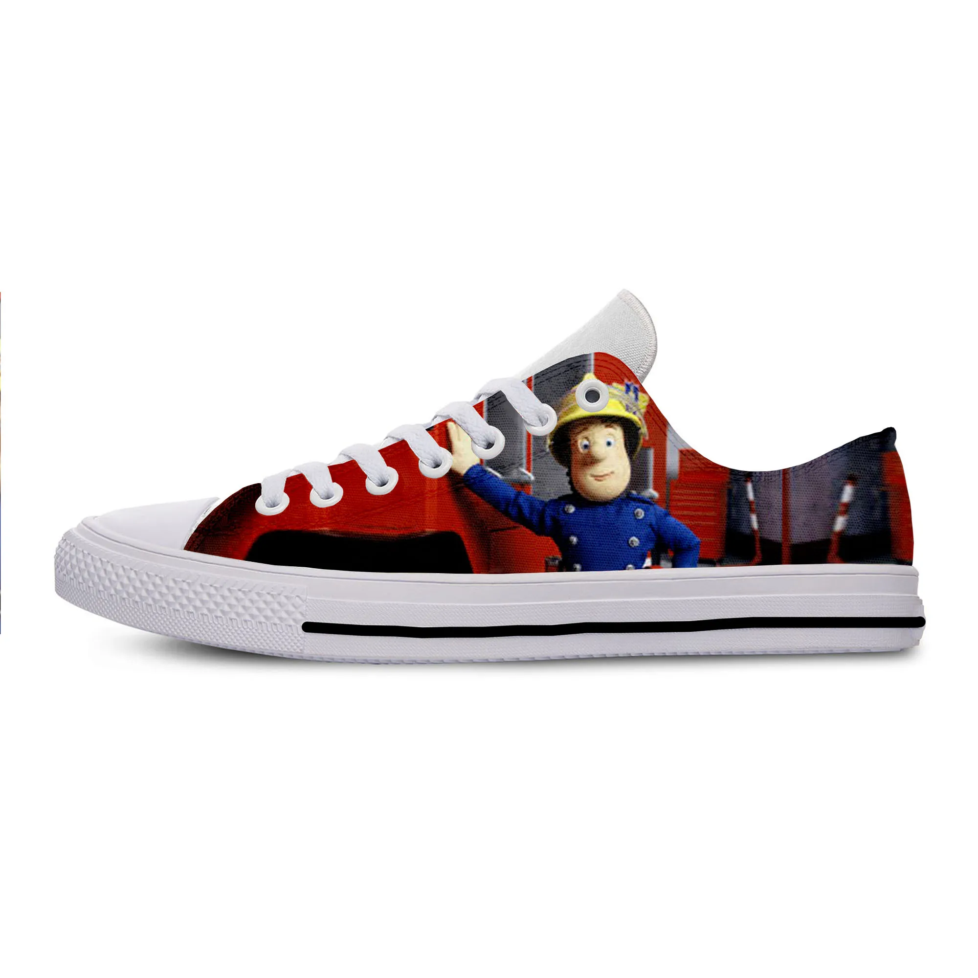 2019 Hot Cool Fashion Summer Sneakers Handiness Casual Shoes 3D Printed Cartoon Cute Funny For Men Women Fireman Sam | Обувь