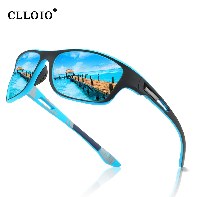 

CLLOIO New Polarized Sunglasses for Men Women's Driving Shades Sun Glasses Outdoor Sports Windproof Sand Goggle UV400 Anti-Glare