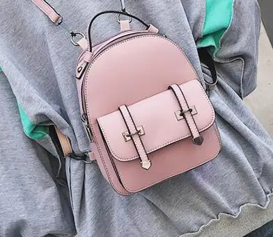 DIEHE, дизайн, модный рюкзак, Mochilas, для путешествий, искусственная кожа, маленький рюкзак, женские рюкзаки для девочек-подростков, школьные сумки - Цвет: pink
