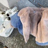 girls babys kids coat jacket outwear 2022 jean thicken spring autumn cotton teenagers tracksuits high quality overcoat children