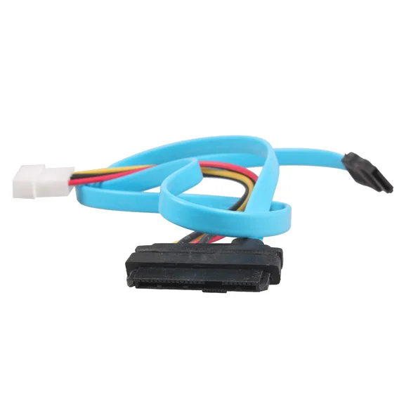 

7 Pin SATA Connector to 4 Pin Male Power Connector and 29 Pin SAS 3Gb/s serial Connector Power Adapter Connector Cable