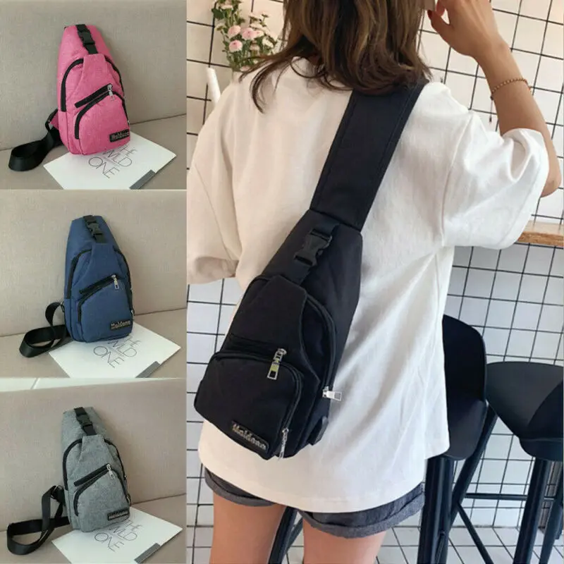 Спортивная повседневная сумка-слинг для мужчин и женщин нагрудная сумка через