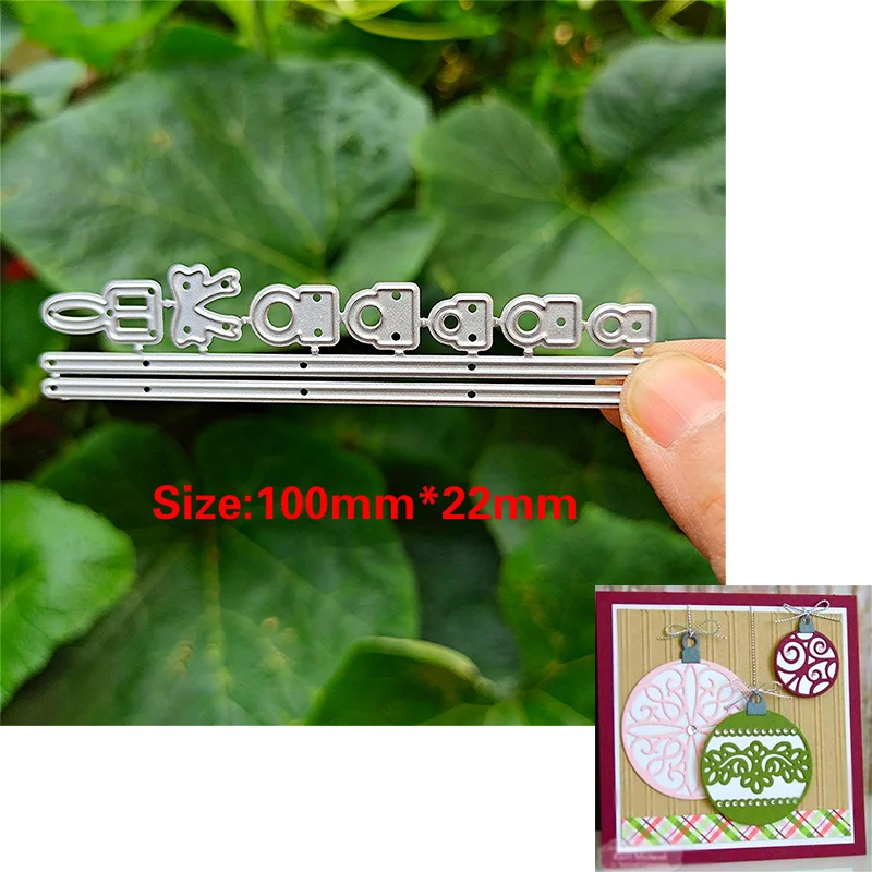 Подходит для рождественской металлической формы резки и скрапбукинга рельефной