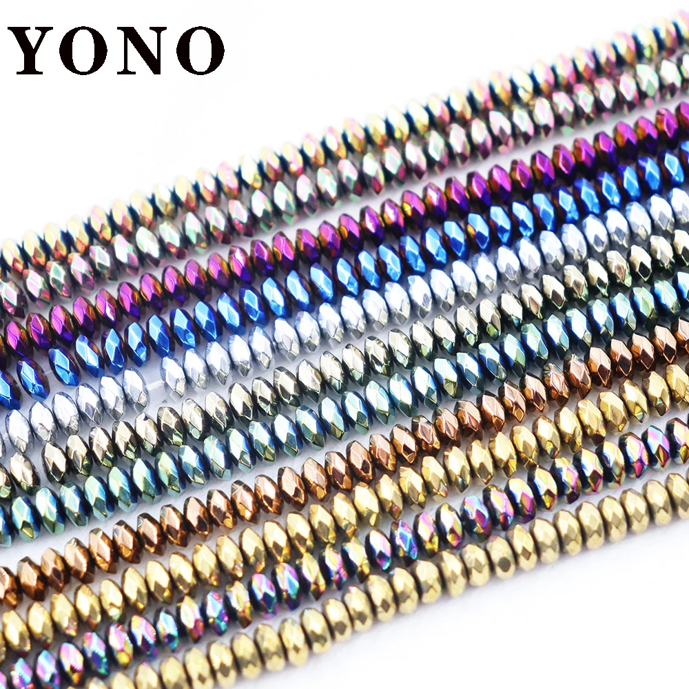 

125pcs 6x3mm Handmade Geometric Polygonal Dish-Shaped Beads Beads For Jewelry Making Diy Bracelets Jewelry Finding Accessories