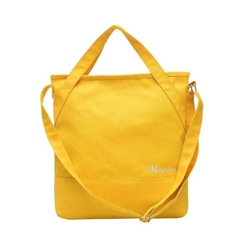 

Original Japanese New Solid Color Casual Canvas Bag Female One Shoulder Harajuku College Crossbody Bag