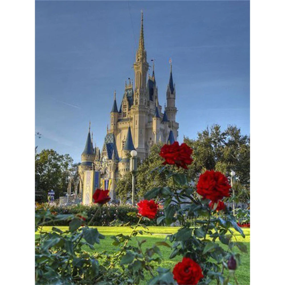 Набор для вышивки крестиком 11CT набор рукоделия с пейзажем строительство замка