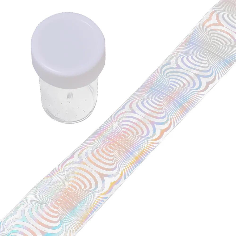 1 шт. основной дизайн ногтей Фольга наклейки переводные Советы Маникюр Сделай Сам