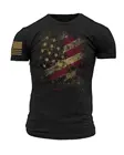 Футболка мужская оверсайз с 3D-принтом и флагом США