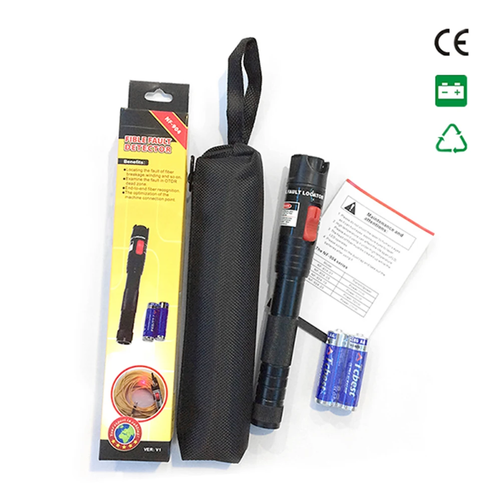 Free shipping Noyafa NF-904B 1mW Visual Fault Locator Fiber Tester Detector Meter | Компьютеры и офис