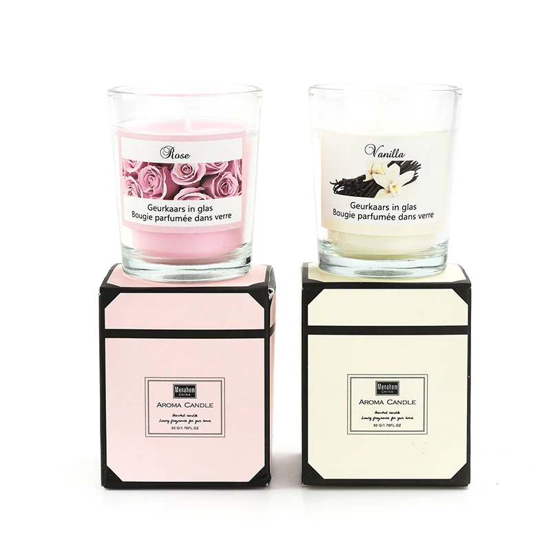 Натуральное эфирное масло соевая фотосвеча стеклянные свечи украшение для дома -