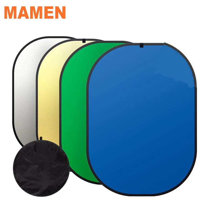 

MAMEN 7 в 1 150*200 см складной фон для ключей chroma зеленый синий фон для фотосъемки студийный отражатель с сумкой