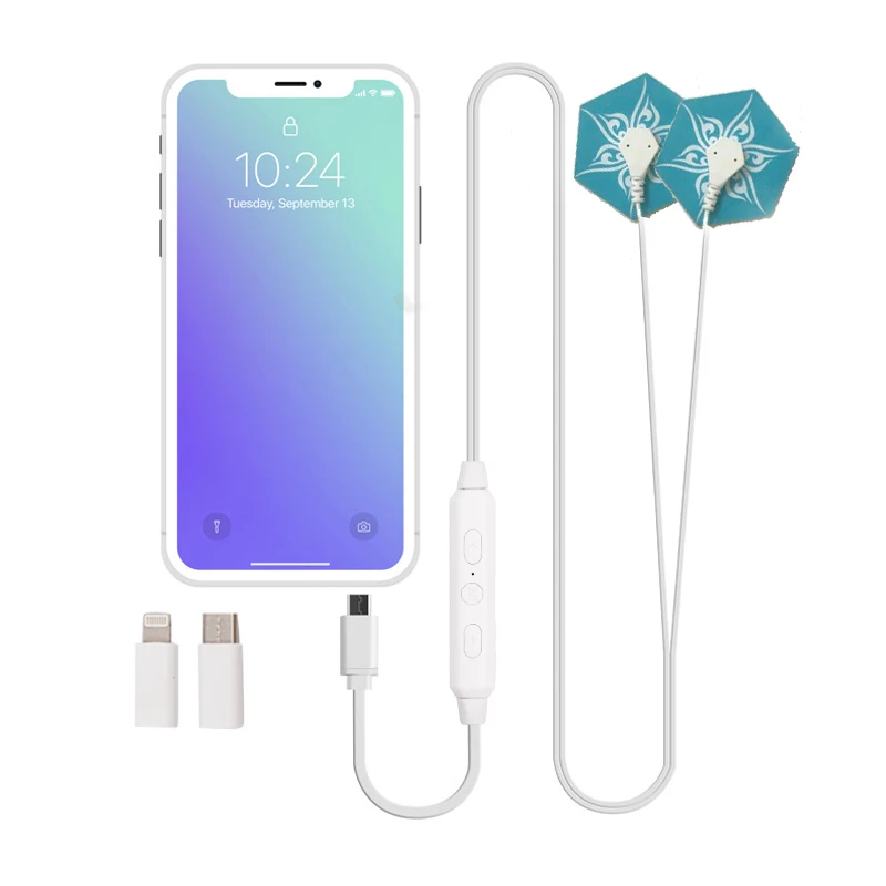 Портативный мини массажер для мышечной стимуляции тела расслабляющий