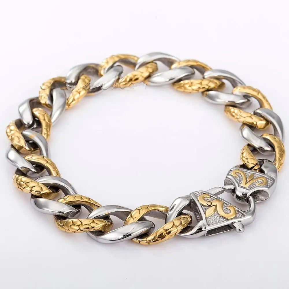 Браслет-цепочка унисекс из нержавеющей стали 316L очаровательное Ювелирное