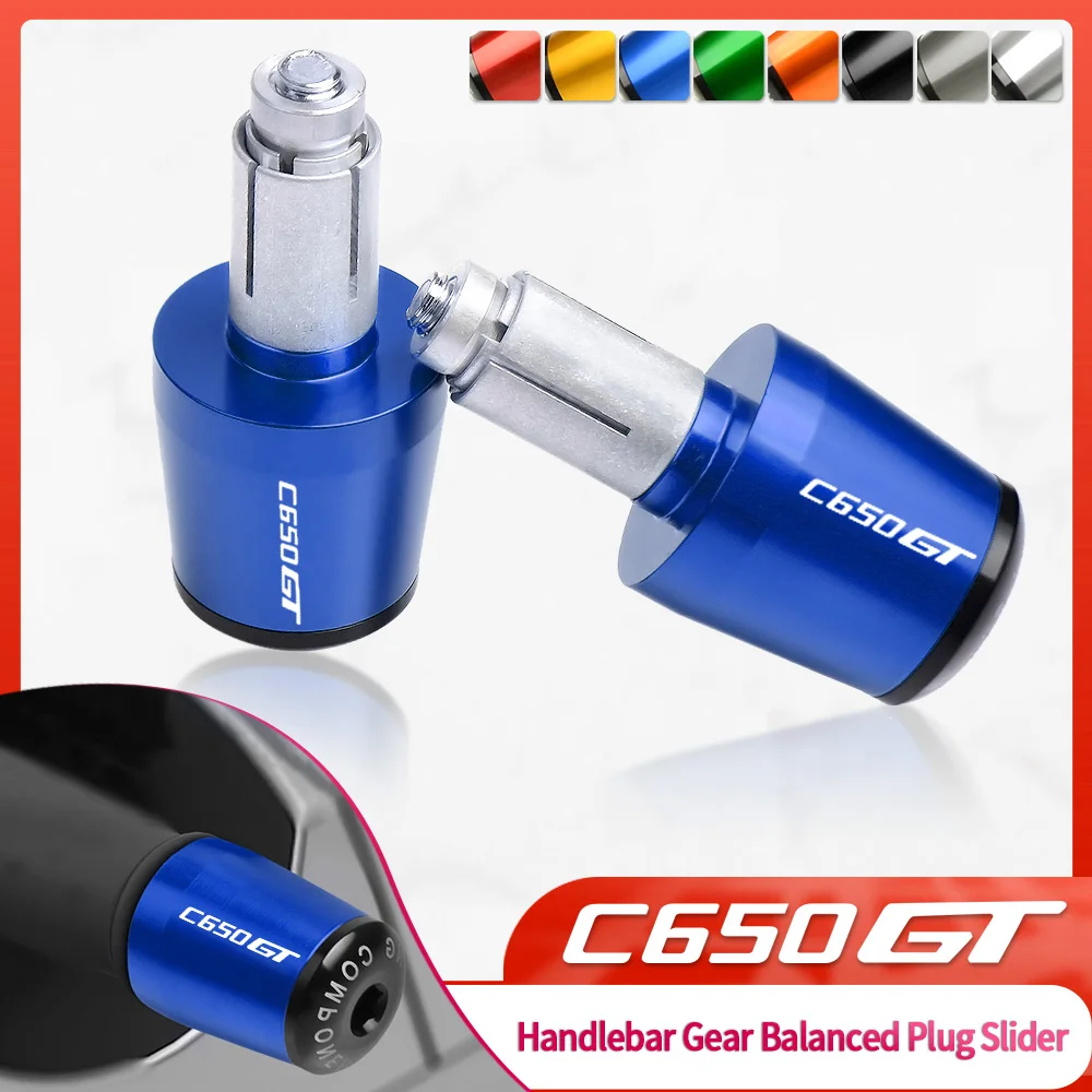 

Motorcycle grips Cap Bar End Silder Plug For BMW C650GT 2011 2012 2013 2014 2015 2016 2017 Handle Handlebar Plug End Cap grip