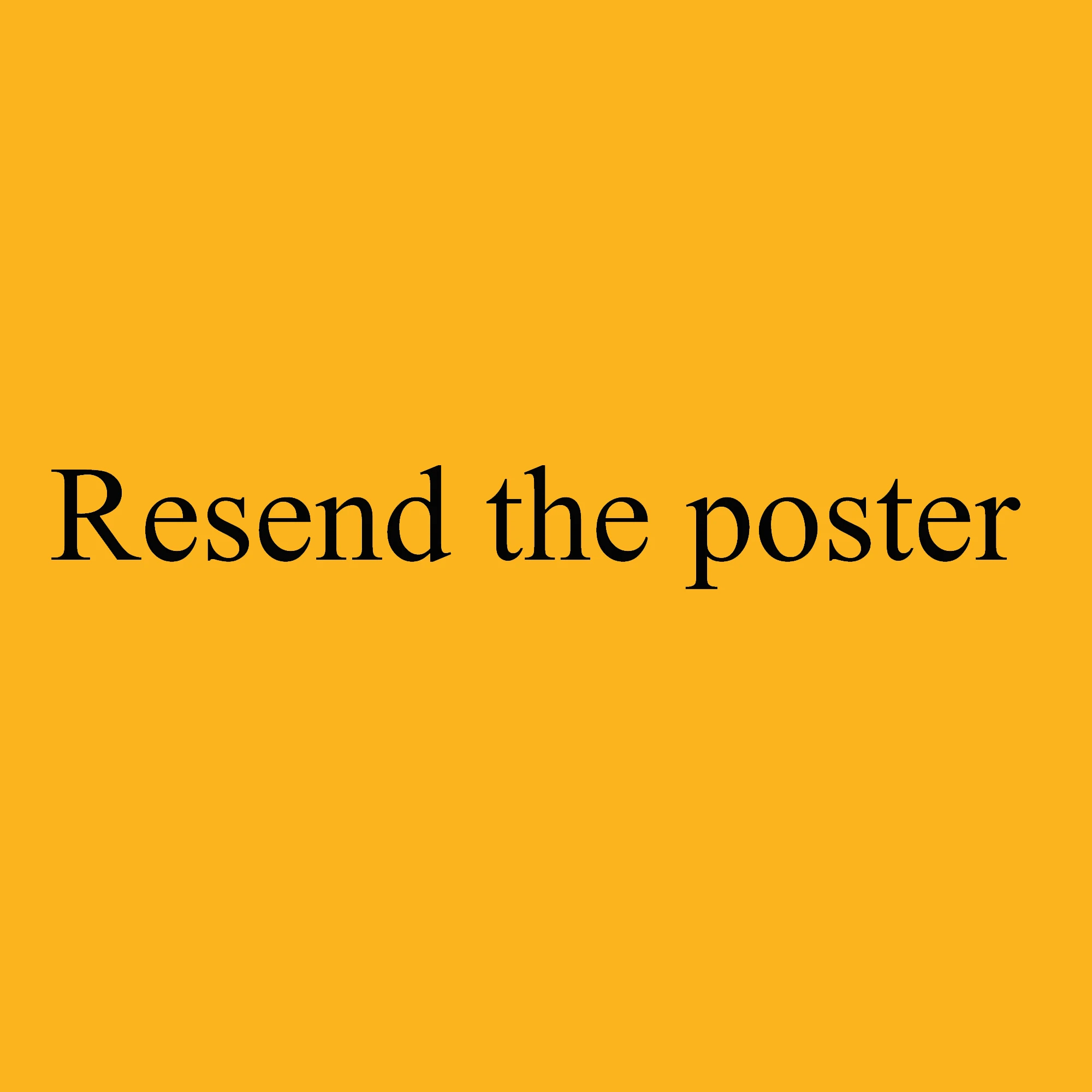 

resend link