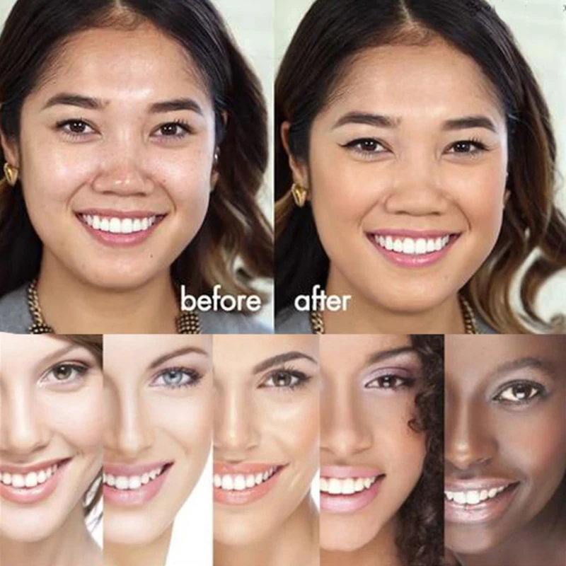 TLM 30 мл Волшебная меняющая цвет жидкая основа для макияжа телесного цвета