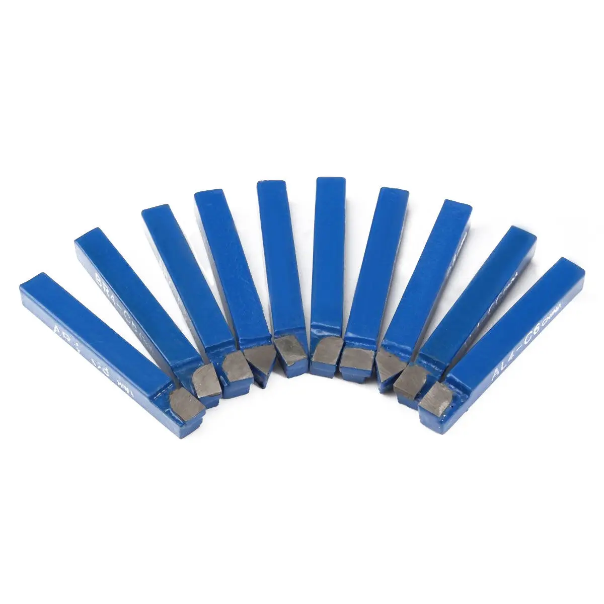 

10* 1/4inch Metal Lathe Tool Carbide Tip Tipped Cutter Tool C6 Bit Cutting Set