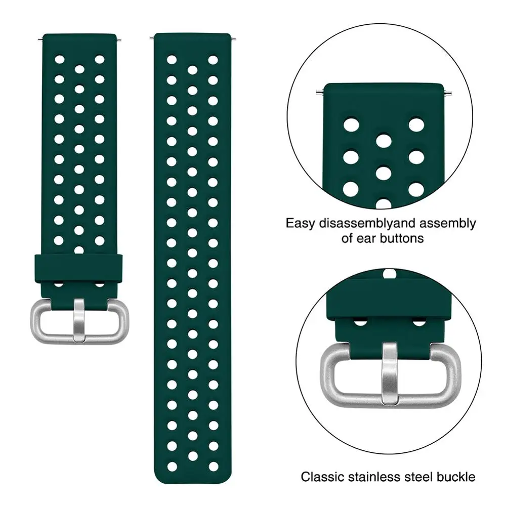 

5 colors replacement silicone strap watch men and women watch straps for Huawei Watch GT Series 22mmSmart Watch wristband