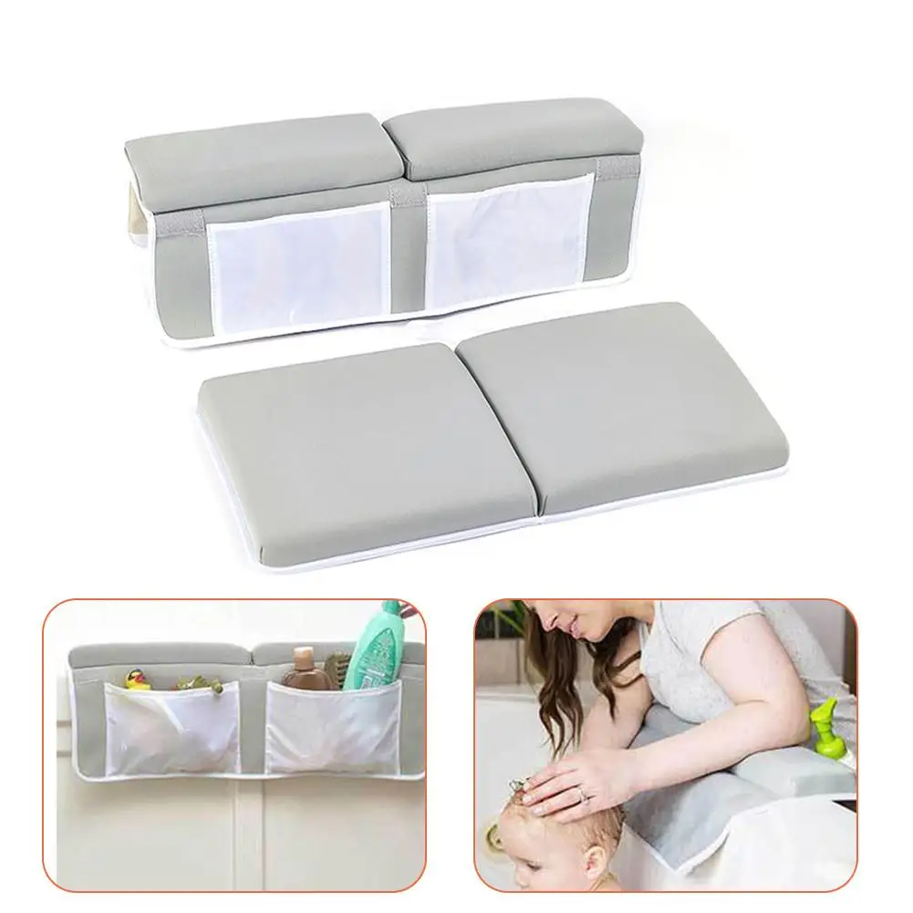 Складная Подушка под колени для ванной Подлокотник коврик утолщенный на коленях