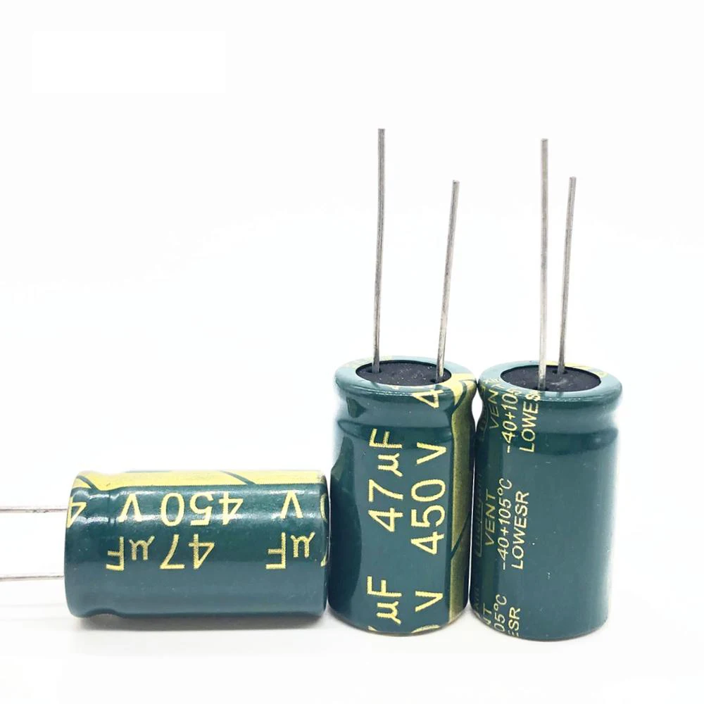 

30pcs/lot 450v 47UF high frequency low impedance 450v47UF aluminum electrolytic capacitor size 16*25 20%