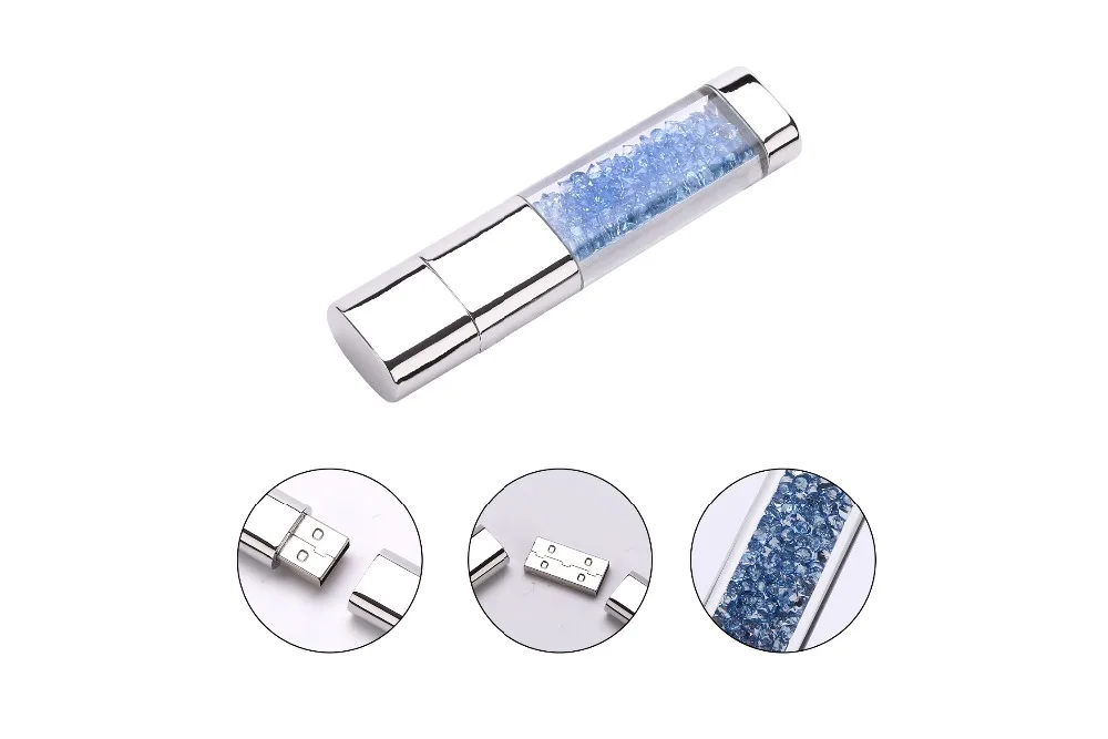 Кристаллические элементы USB флеш-накопители USB 3,0 флэш-накопитель U Диск флеш-накопитель 4 ГБ 8 ГБ 16 ГБ 32 ГБ 64 ГБ 128 ГБ творческие подарки