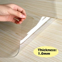 soft glass pvc tablecloth transparent waterproof oil proof tablecloth kitchen coffee table protective mat home table cover 1 0mm