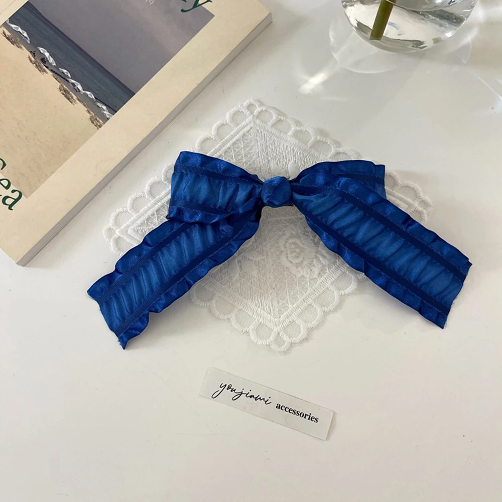 

1Pcs Korean Sweet Solid Color Bows Hair Clip For Kids Girls Boutique Handmade Hair Pins Barrettes Headwear Hair Accessories