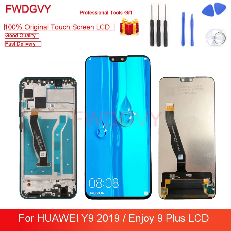 ЖК дисплей 6 5 &quotдля Huawei Y9 2019 / Enjoy 9 Plus сенсорный экран с дигитайзером в сборе