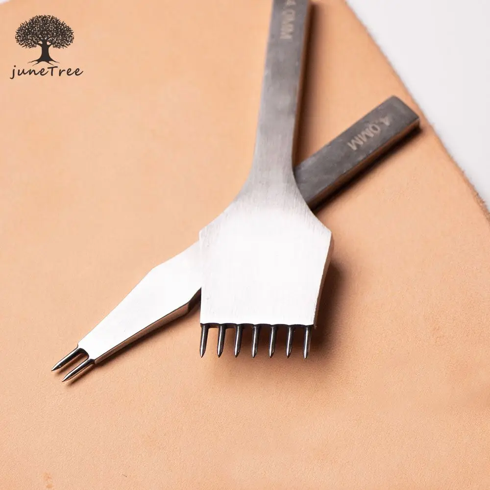 Инструменты для обработки кожи Junetree ремесла сделай сам дырокол шитья Дырокол с