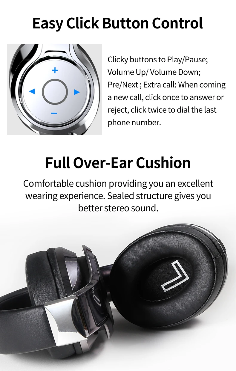 

ZEALOT B22 Stereo Bluetooth Headphones Wireless Headset Bass Earphone Headphones with Microphone For Phones Computer