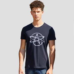 Символ атеиста, Мужская футболка FSM Pastafarian Religion, новые футболки с принтом, хлопковая футболка с коротким рукавом, уличная одежда размера плюс