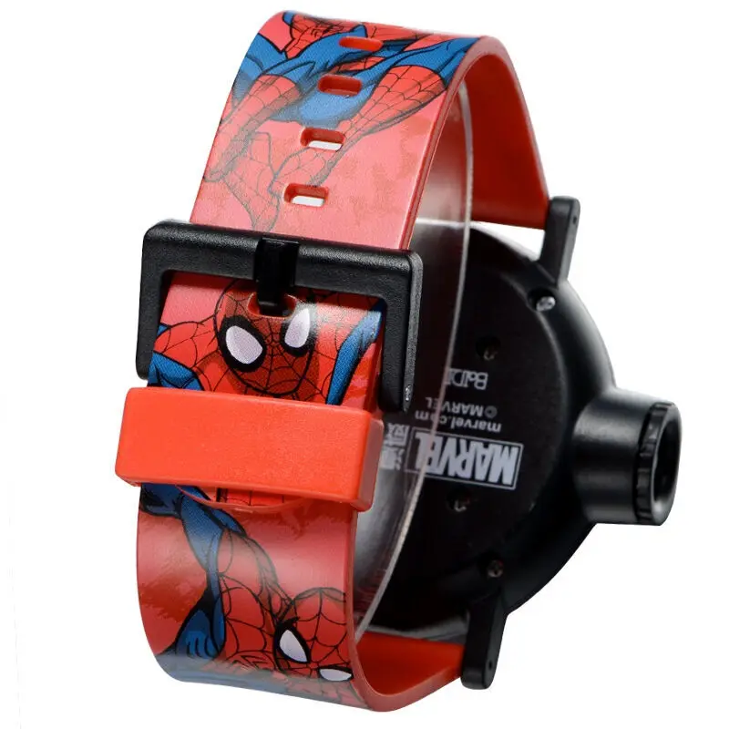 Часы-проектор для мальчиков, с изображением героев Marvel, Человек-паук, 10 моделей, детские цифровые часы, подарок для учеников, удобное считыва... от AliExpress WW