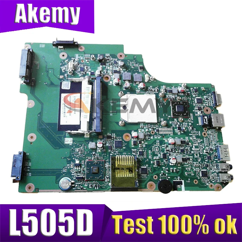 

Материнская плата AKEMY PN 1310A2250810 SPS V000185580 для ноутбука Toshiba SATELLITE L505 L505D HD 4200 DDR2, материнская плата, Бесплатный ЦП