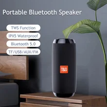 Waterproof Bluetooth Speaker TWS Outdoor Wireless Speakers Portable Soundbar Subwoofer TF Loudspeaker TG117 FM Radio Parlantes