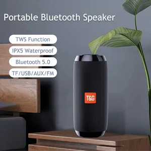 waterproof bluetooth speaker tws outdoor wireless speakers portable soundbar subwoofer tf loudspeaker tg117 fm radio parlantes free global shipping