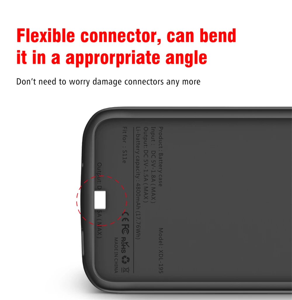 Фото Для Samsung Galaxy S20 плюс 5G Чехол-аккумулятор Power Bank зарядное устройство чехол для Для Samsung Galaxy S20 плюс 5G Чехол-аккумулятор Power Bank зарядное устройство чехол для