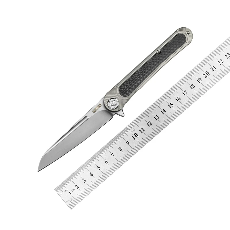 Kubey KU247 Франт складной нож для ежедневного использования CPM-S30V сталь титанового