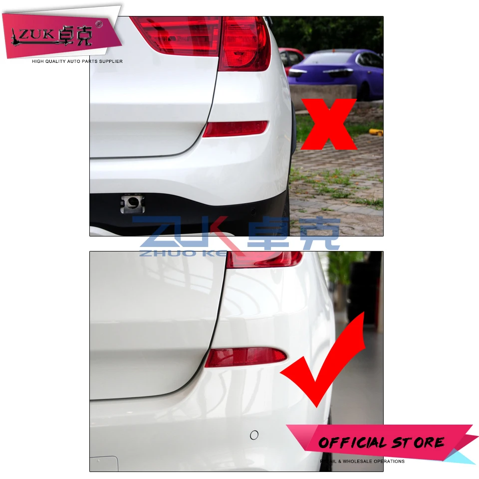 ZUK для BMW X3 F25 отражатель заднего бампера противотумансветильник РА 18D 18I 20DX 20I 28I 35IX