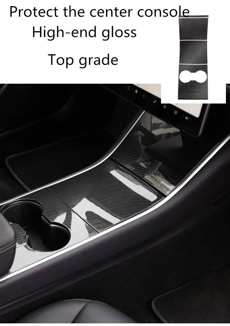 2020 модель 3 защитная накладка на центральную панель управления салона автомобиля