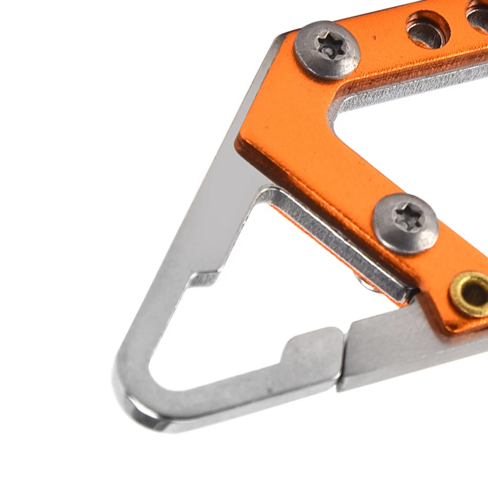 

Outdoor Camping Hiking Aluminum Alloy Carabiner Two-way Backpack Hook Buckle multi-functional Carabiner lock
