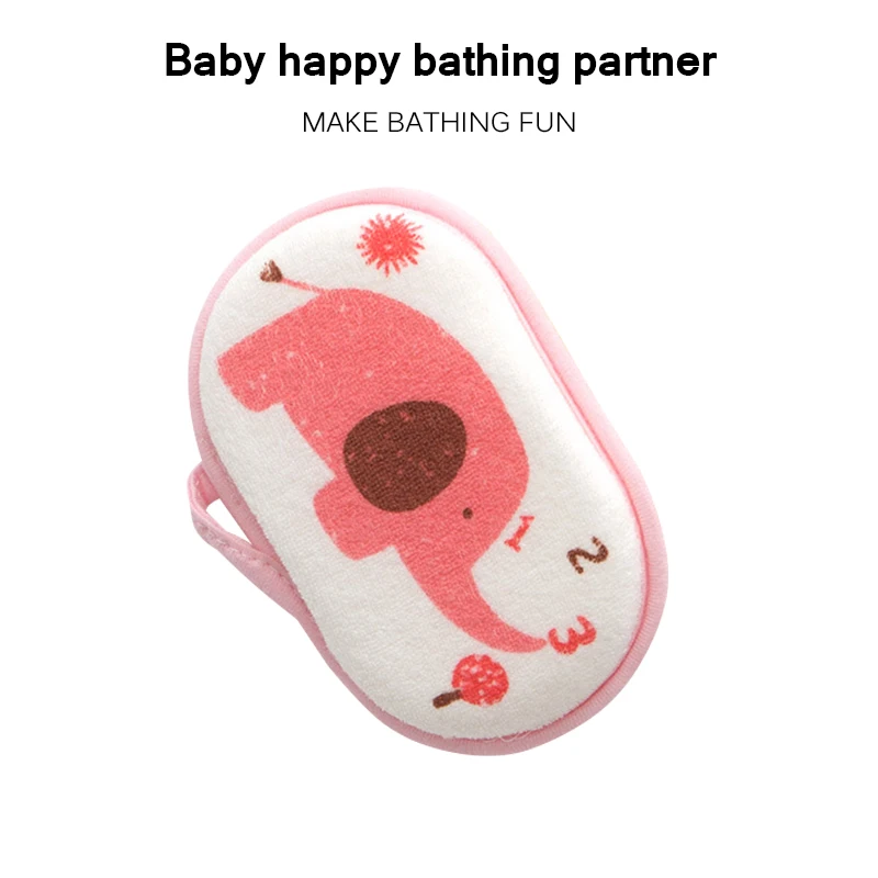 Детская губка для ванны детская душа хлопок мультяшная Губка Для Купания