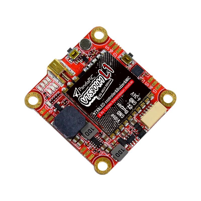 PandaRC vt5804 V3 5.8G Video Transmitter Metal with Heat Sink 25mW-1000mW 16CH support OSD adjust for DIY FPV RC Drone | Игрушки и хобби