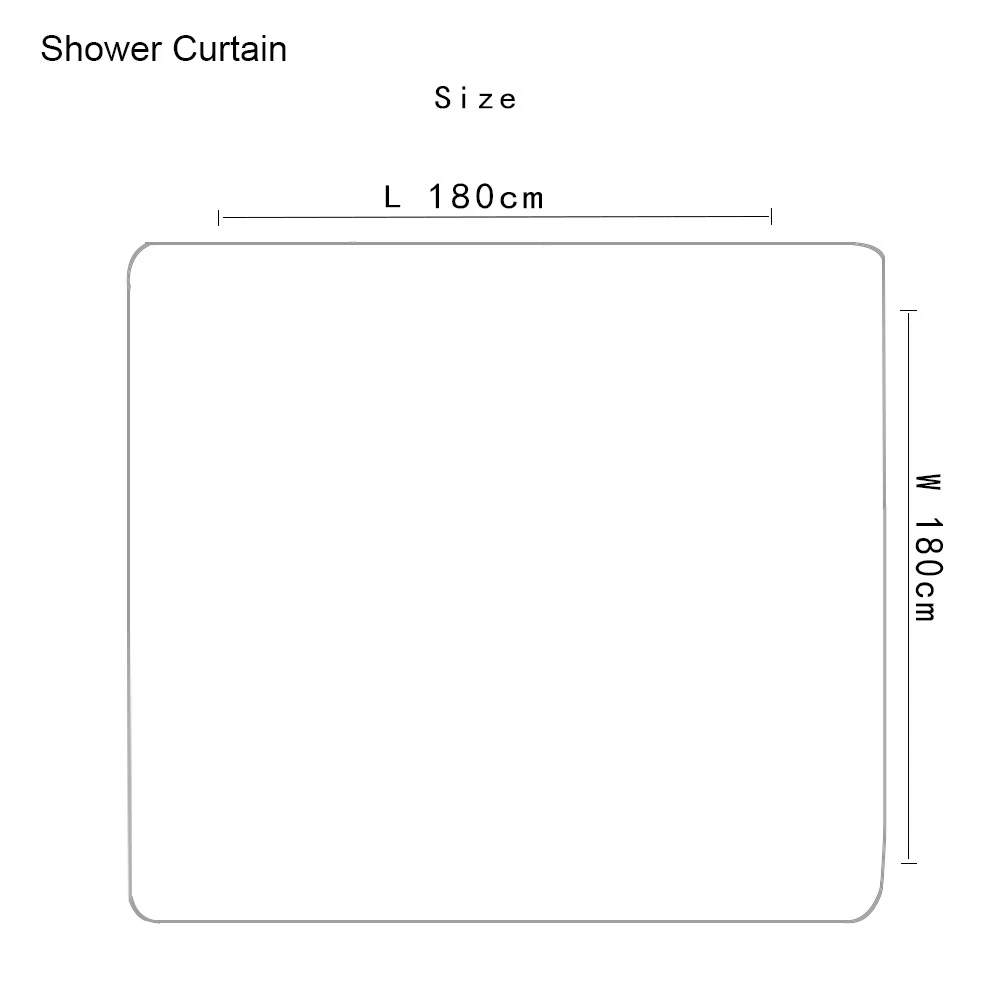 4 шт./компл. Водонепроницаемая занавеска для душа и крышка унитаза коврик