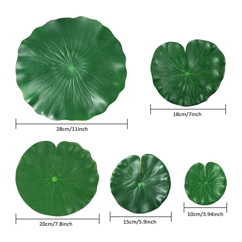 10 шт. 5 видов декоративные подкладки в виде листьев лотоса