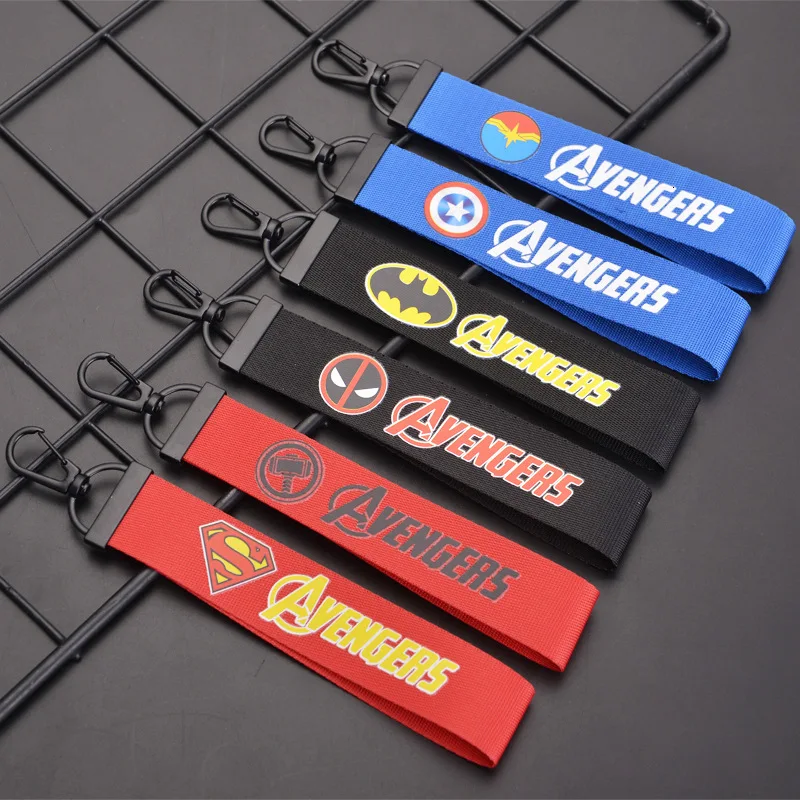 Новый Мстители тег брелок с лентой автомобильный Железным человеком Дэдпул