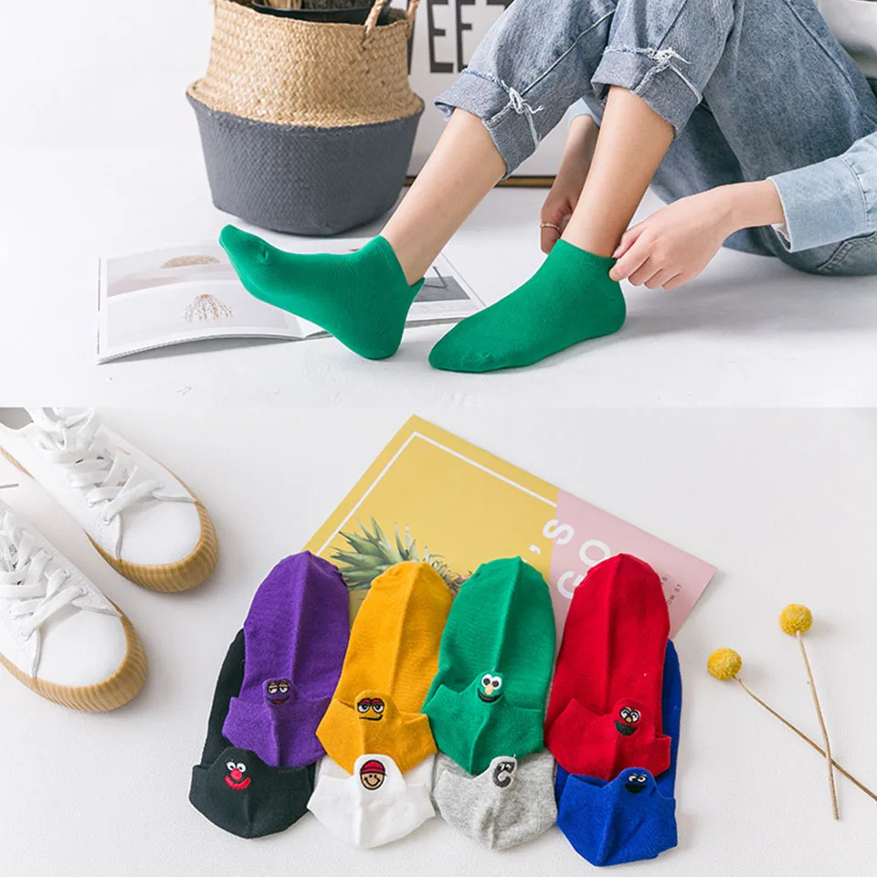 Короткие женские носки skarpetki calcetines harajuku забавные meias корейские милые kawaii socken animal| |