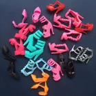 Сапоги для кукол принцессы, красные, синие, черные, золотые